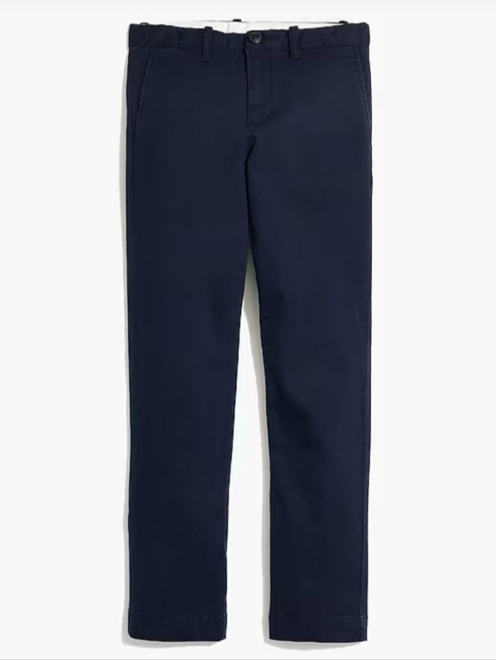 J.Crew Boys Skinny-Fit Flex Chino Pants Navy Size 16
